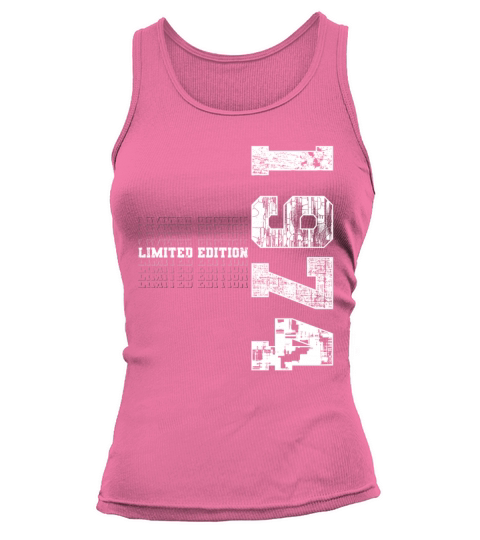 Limited Edition 1974 Grunge Birthday 1974 Gift Tank top Woman