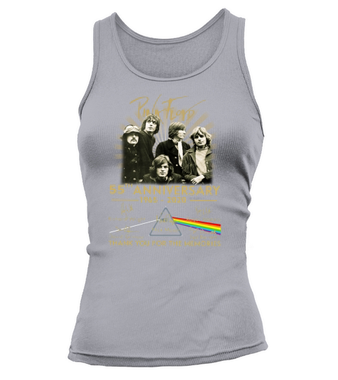 Pink Floyd 55th anniversary thank you for the memories signature shirt Tank top Woman
