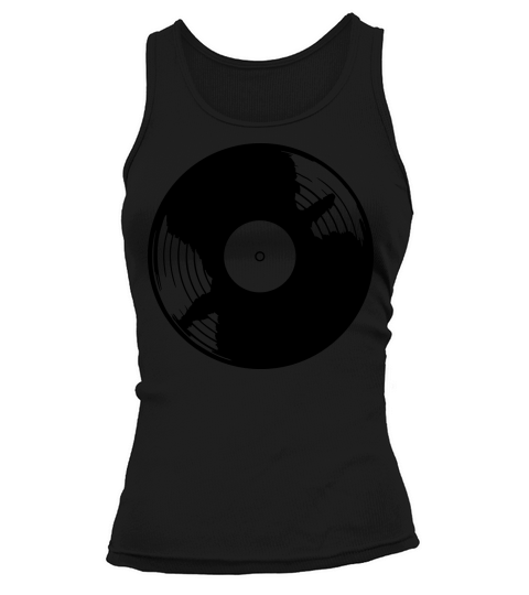 record vinyl music design Tank top Woman