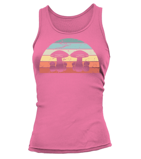 Retro Foraging Sunset Vintage plants Sunrise Tank top Woman