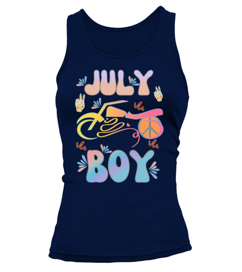 Retro July Boy Vintage Design Tank top Woman