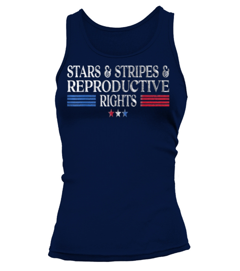 Stars Stripes Reproductive Rights Pro Choice Retro Tank top Woman
