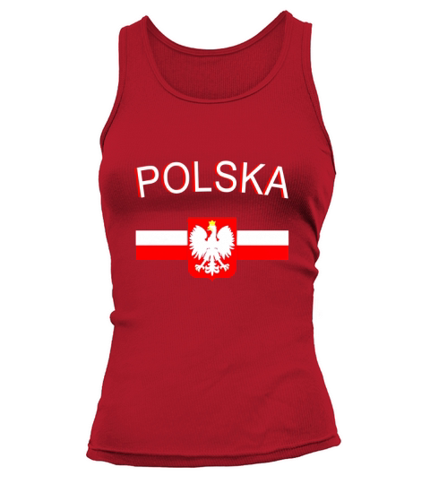 T-shirt drapeau polonais T-shirt à emblème polonais Tee-shirt Polska Tank top Woman