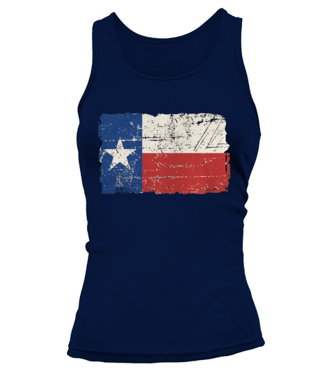 Texas Flag   Vintage Look Tank top Woman