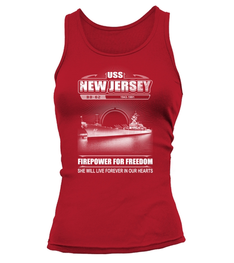 USS New Jersey (BB-62) Tank top Woman