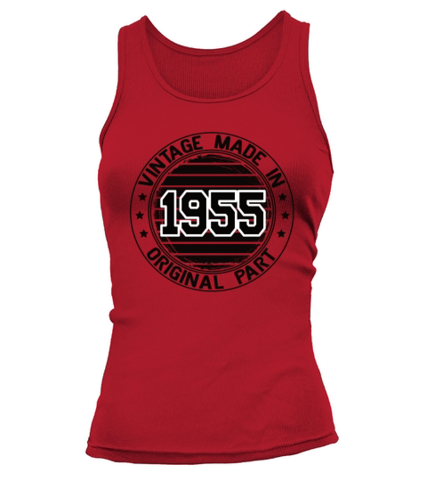 Vintage Made In 1955 Original Part Birthday 1955 Tank top Woman