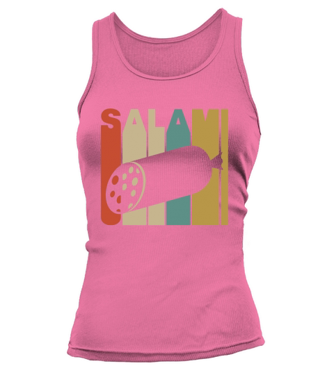Vintage Style Salami Silhouette T-Shirt Tank top Woman