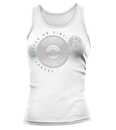 Vinyl DJ Music Record Men Vintage Vinyl Sound Tank top Woman