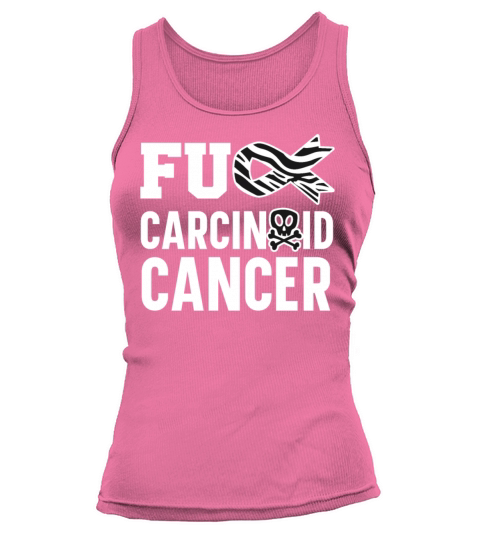 Zebra Stripes Carcinoid Cancer Awareness Tank top Woman