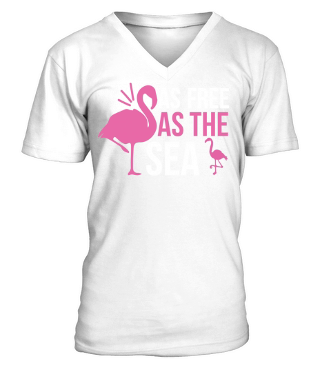 As Free As The Sea V-Neck T-shirt