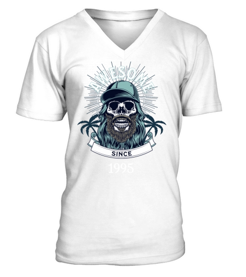 Awesome Since 1995 Vintage Birthday Retro V-Neck T-shirt