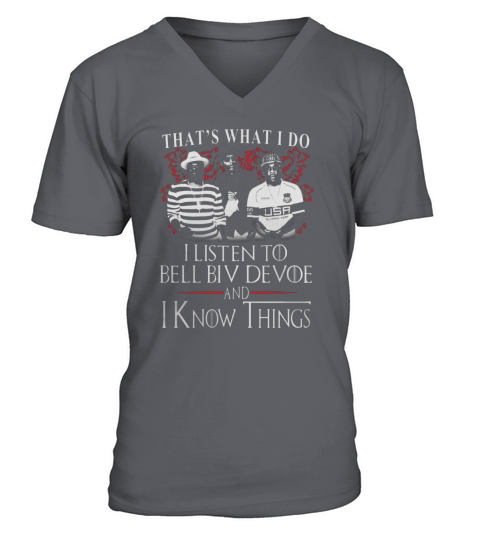 Bell Biv DeVoe I KNOW THINGS V-Neck T-shirt