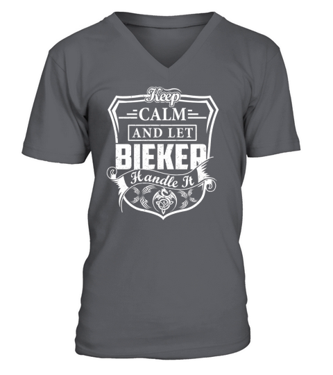 BIEKER Last Name, Surname Tshirt V-Neck T-shirt