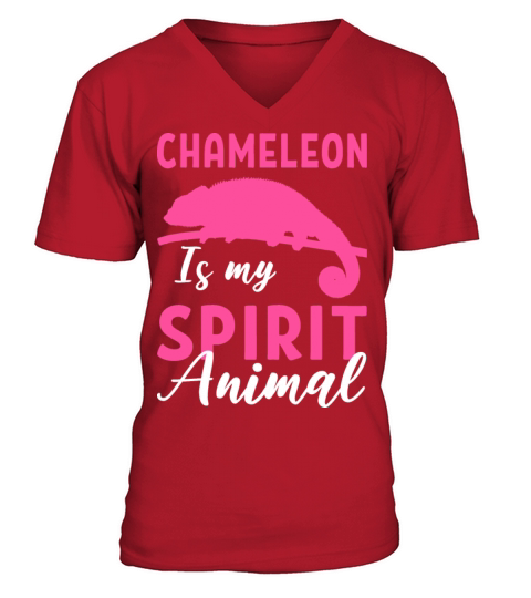 Chameleon Emotional Person Gift V-Neck T-shirt