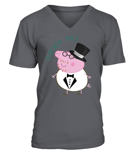 DADDY PIG PEPPA PIG V-Neck T-shirt