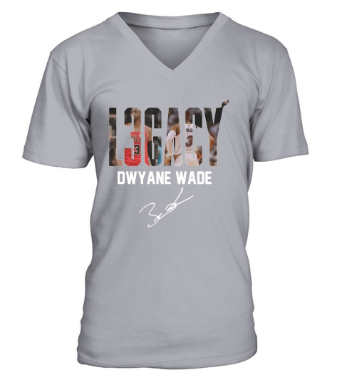 Dwyane Wade Legacy signature - Coffee Mug (colored) V-Neck T-shirt