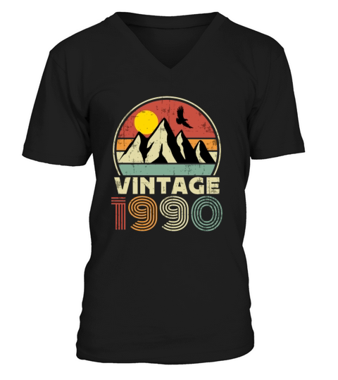 Funny Birthday Born in 1990 Limited Edition V-Neck T-shirt