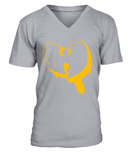 ice cream wutang yellow V-Neck T-shirt