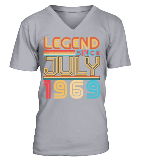 July 1969 Vintage V-Neck T-shirt