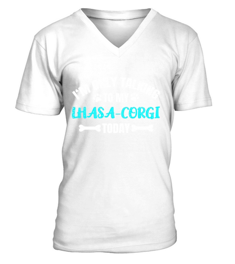 Lhasa-Corgi Owner V-Neck T-shirt