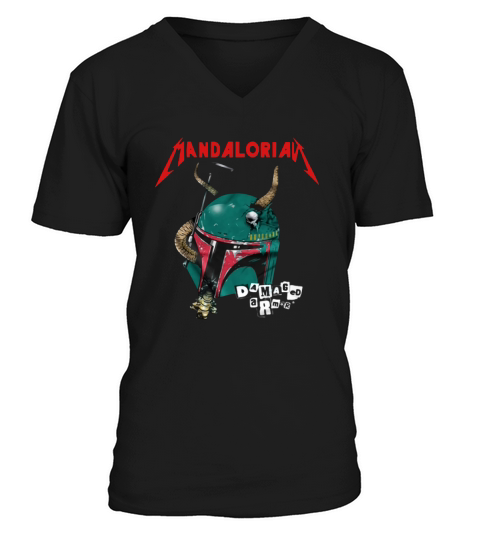 Mandalorian Damaged Armor shirt V-Neck T-shirt