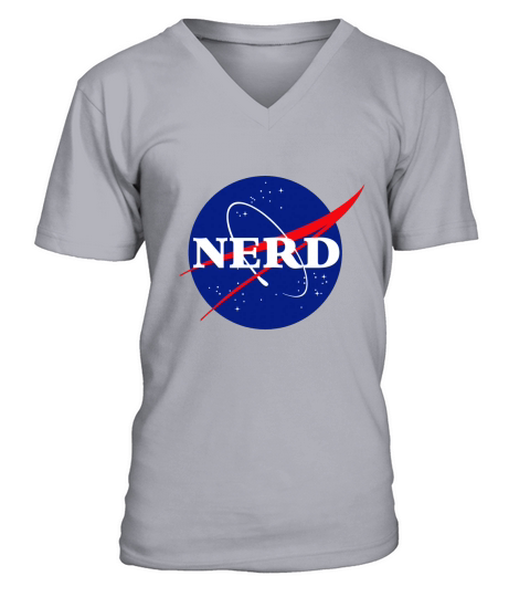 Nasa Nerd V-Neck T-shirt