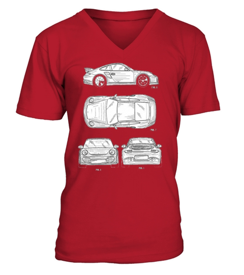 Porsche 911 V-Neck T-shirt