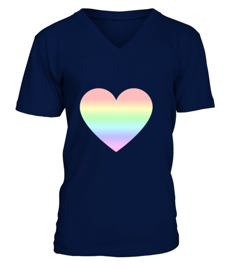 Pride Month - LGBTQ - Rainbow Flag V-Neck T-shirt