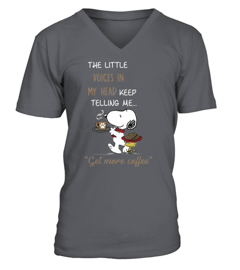SNOOPY KAFFEE V-Neck T-shirt
