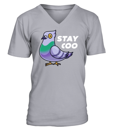 Stay Coo Funny Pigeon Shirt Bird Lover Owner V-Neck T-shirt