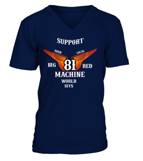 Support your local Big Red Machine world V-Neck T-shirt