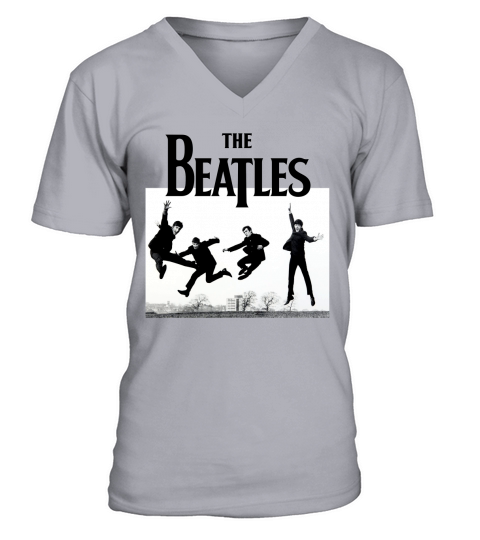 The Beatles Jump at Sefton Park V-Neck T-shirt