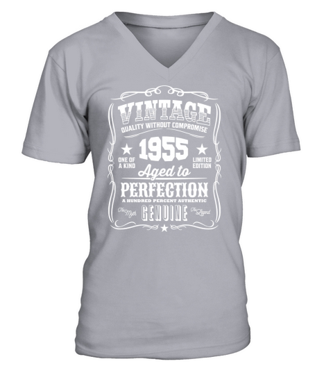 Vintage 1955 Aged to Perfection V-Neck T-shirt