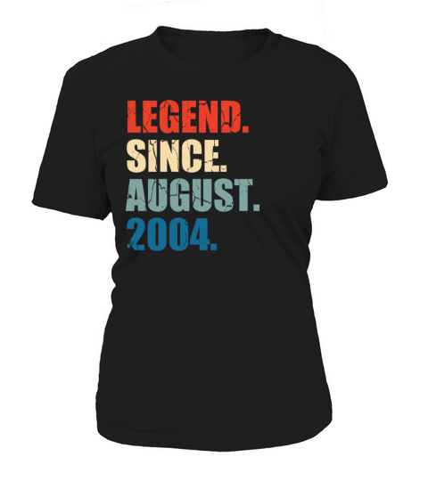 18 Years Old Legend Since August 2004 18th Birth Women's T-Shirt