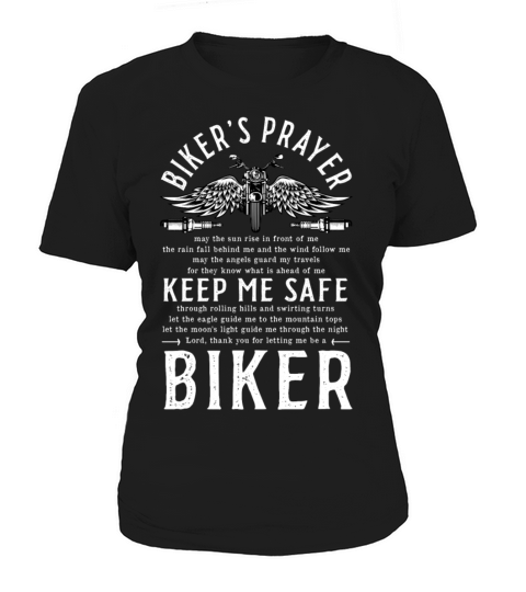 Bikers Prayer Vintage Motorcycle Motorcycling Women's T-Shirt