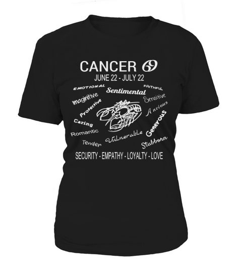 Cancer Horoscope Star Sign Design Women's T-Shirt