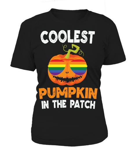 Coolest Pumpkin In Patch Halloween LGBT Women's T-Shirt