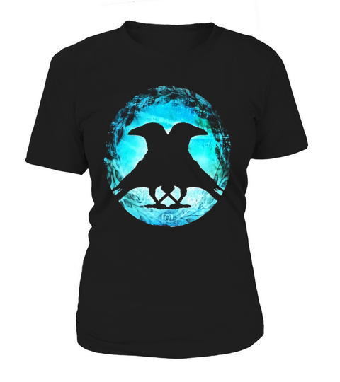 Crow Shirt - At Midnight, We Dance - Crow Raven Moon T-Shirt Women's T-Shirt