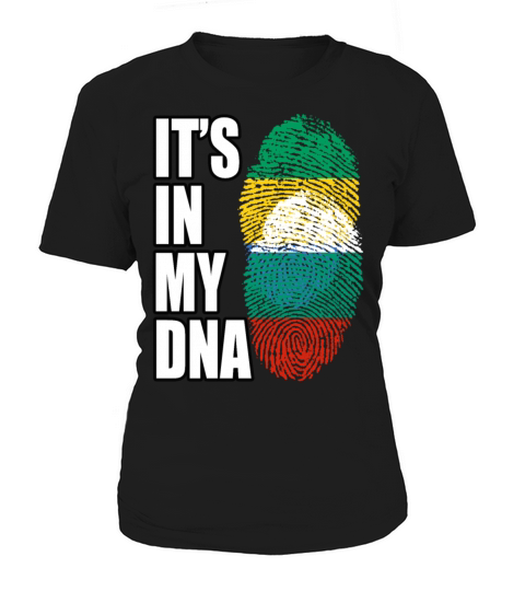 Gambian And Bulgarian Mix Heritage DNA Flag Women's T-Shirt