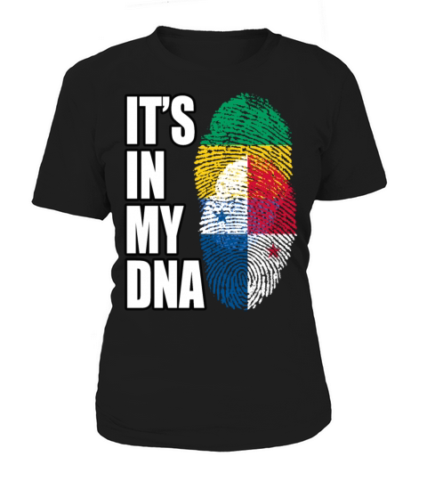Gambian And Panamanian Mix Heritage DNA Flag Women's T-Shirt