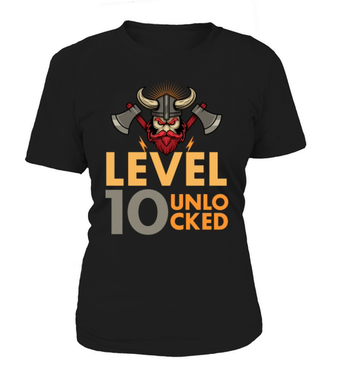 Level 10 Unlocked Video Game Vintage Viking Women's T-Shirt