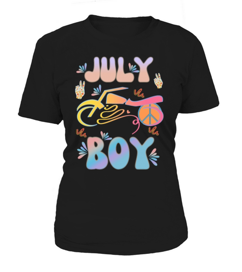 Retro July Boy Vintage Design Women's T-Shirt