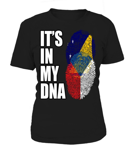 Tokelauan And Czech Mix Heritage DNA Flag Women's T-Shirt