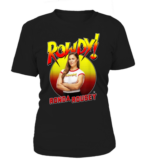 WWE Rowdy Ronda Rousey Farbverlauf Women's T-Shirt
