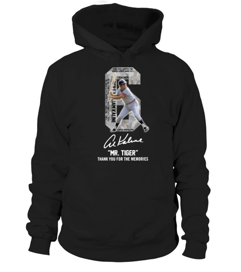 Albert William Kaline Signature Mr Tiger Thank You For The Memories shirt Hoodie Unisex