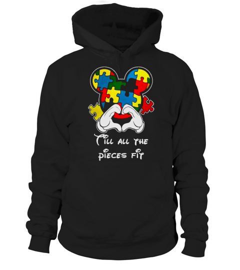 Austim Mouse Cartoon - Austim awareness T shirt Hoodie Unisex