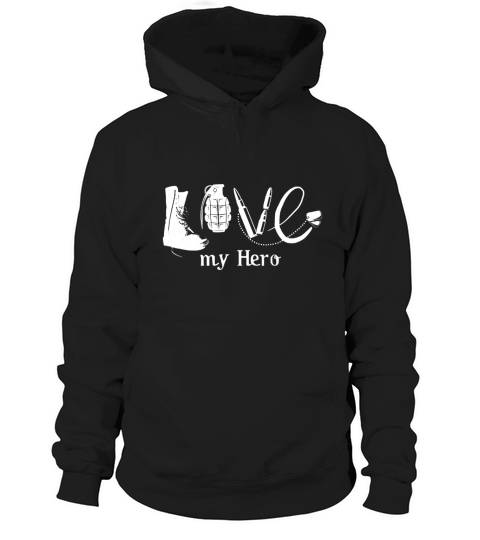 Love My Hero Veteran T-Shirt Hoodie Unisex