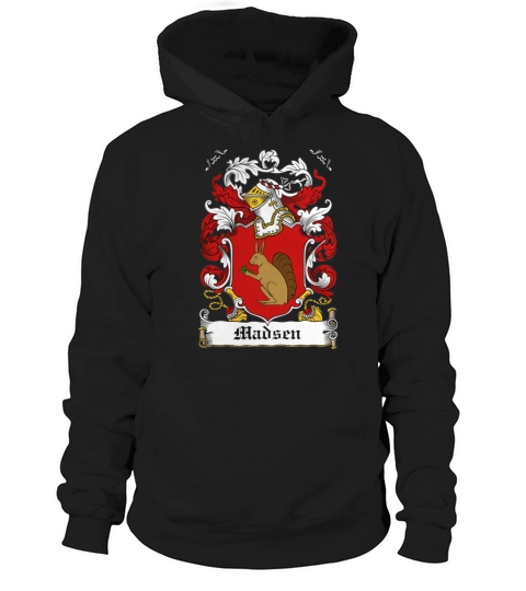 Madsen Family Crest Danish Family Crests Hoodie Unisex
