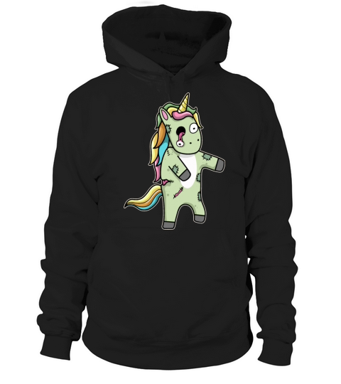 Zombie Unicorn Halloween Hoodie Unisex