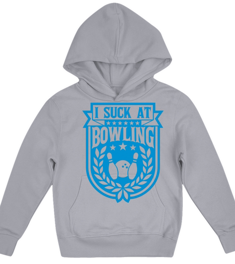 I suck at bowling Kids Hoodie